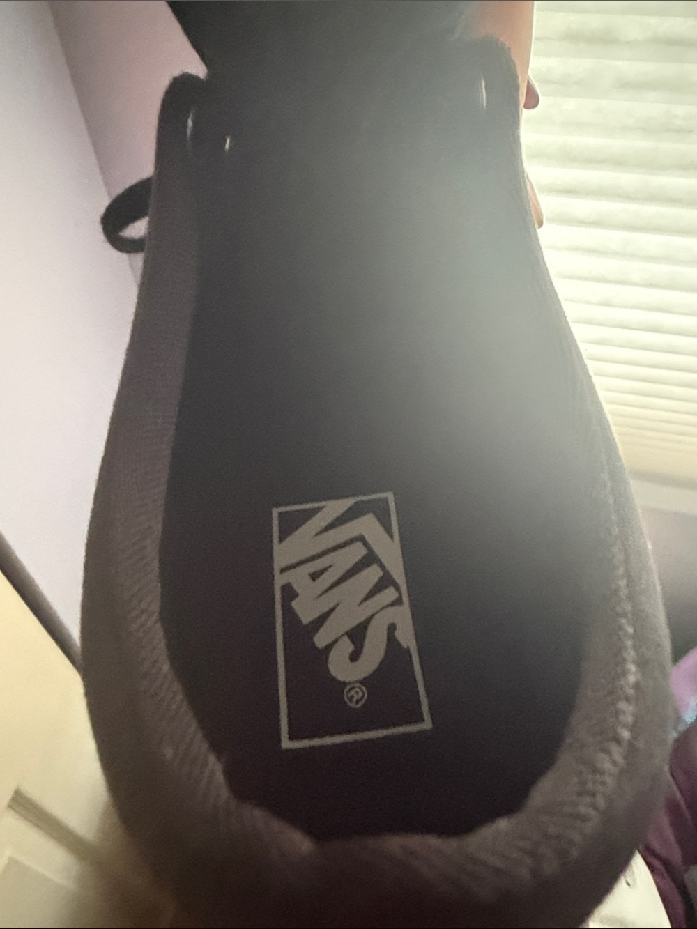 Vans All-Black Canvas Sneakers - Picture 5 of 5